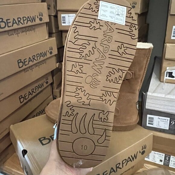 Bearpaw Elaina Tan Suede boot size 10 - Picture 7 of 7
